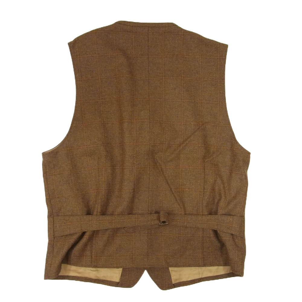 ORGUEIL オルゲイユ OR-4238 Lovat Tweed Gilet ラバット ツイード ジレ ベスト ブラウン系 46【新古品】【未使用】【中古】