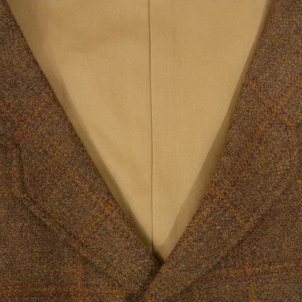 ORGUEIL オルゲイユ OR-4238 Lovat Tweed Gilet ラバット ツイード ジレ ベスト ブラウン系 46【新古品】【未使用】【中古】