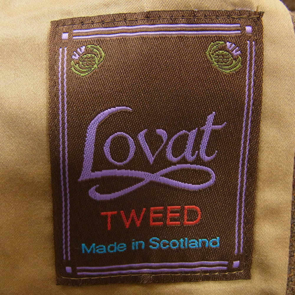ORGUEIL オルゲイユ OR-4238 Lovat Tweed Gilet ラバット ツイード ジレ ベスト ブラウン系 46【新古品】【未使用】【中古】