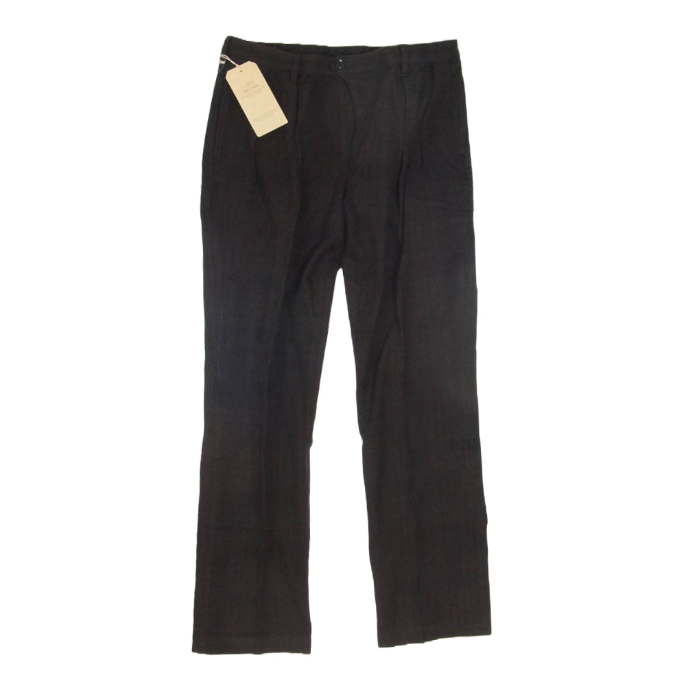 ORGUEIL オルゲイユ OR-1105 Black Check Trousers ブラック チェック トラウザーズ パンツ ブラック系 40【新古品】【未使用】【中古】