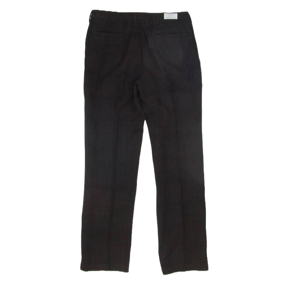 ORGUEIL オルゲイユ OR-1105 Black Check Trousers ブラック チェック トラウザーズ パンツ ブラック系 40【新古品】【未使用】【中古】