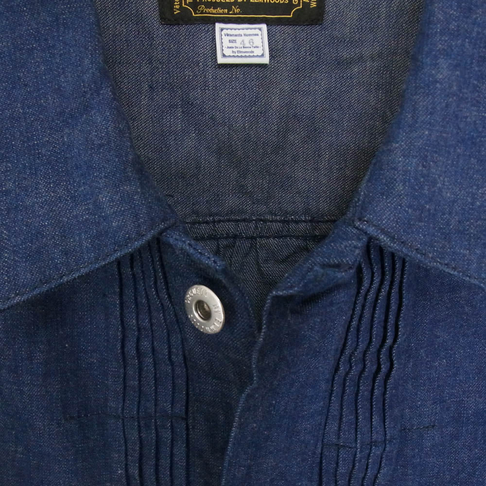 ORGUEIL オルゲイユ OR-4291 Denim blouse jacket デニム ブラウス ジャケット インディゴブルー系 46【新古品】【未使用】【中古】