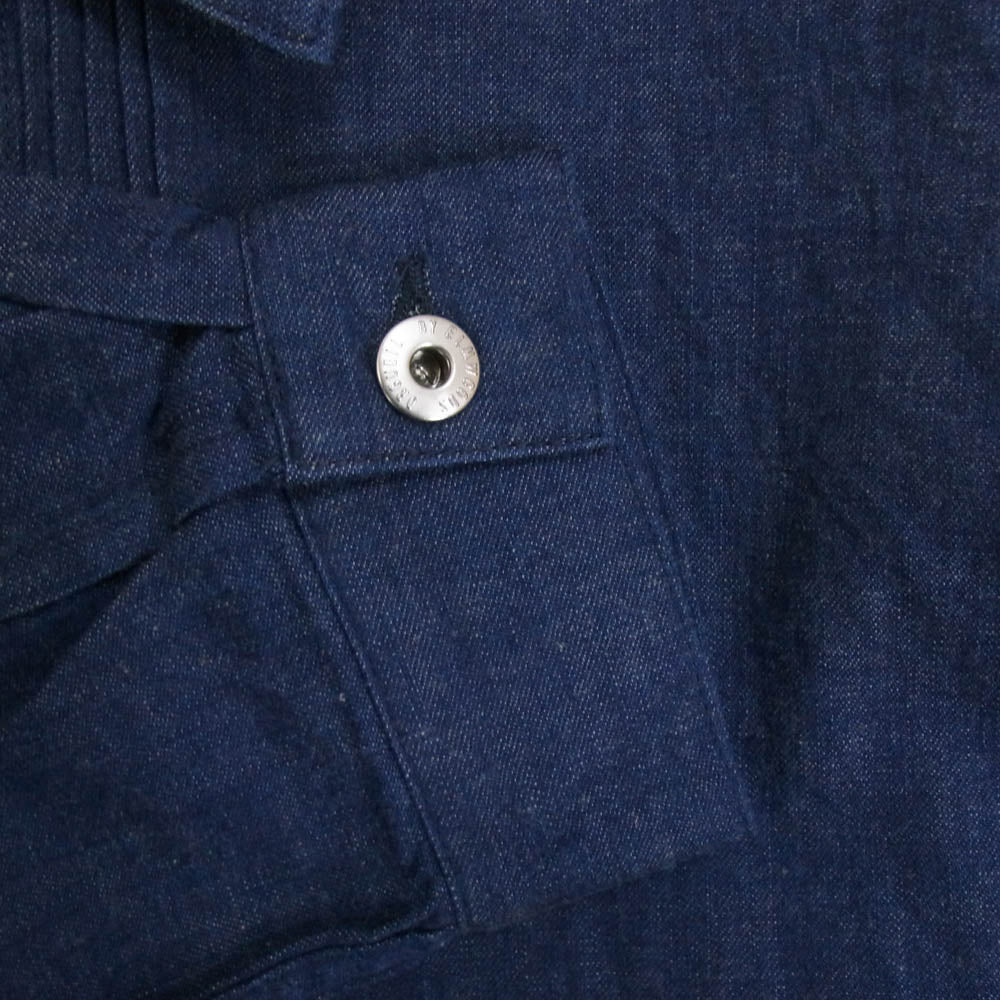 ORGUEIL オルゲイユ OR-4291 Denim blouse jacket デニム ブラウス ジャケット インディゴブルー系 46【新古品】【未使用】【中古】