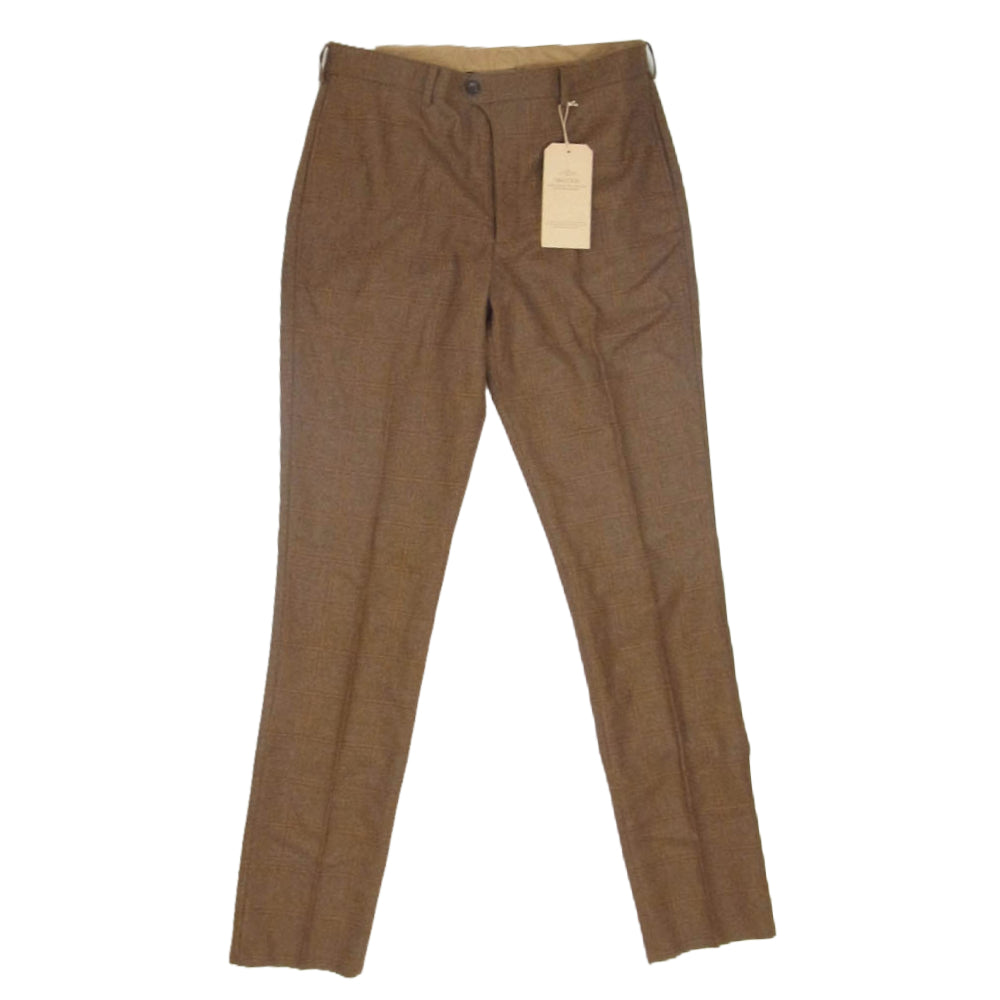 ORGUEIL オルゲイユ OR-1092 Lovat Tweed Trousers ラバット ツイード トラウザー パンツ ブラウン系 38【新古品】【未使用】【中古】