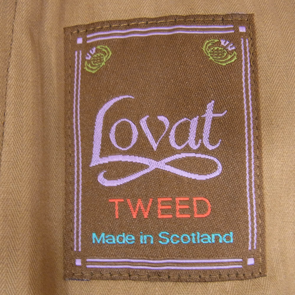 ORGUEIL オルゲイユ OR-1092 Lovat Tweed Trousers ラバット ツイード トラウザー パンツ ブラウン系 38【新古品】【未使用】【中古】