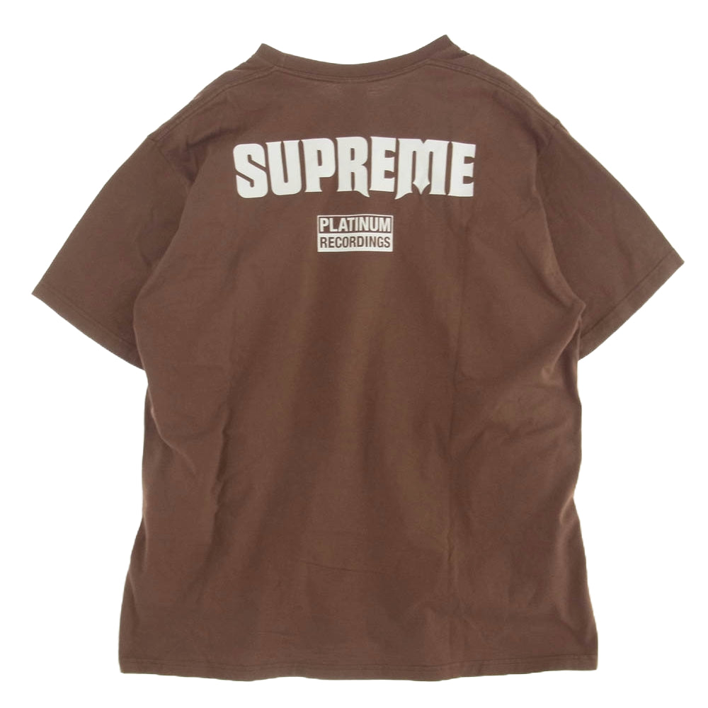 Supreme シュプリーム 22SS STILL TALKING TEE スティル トーキング 半袖 Tシャツ ブラウン系 XL【中古】