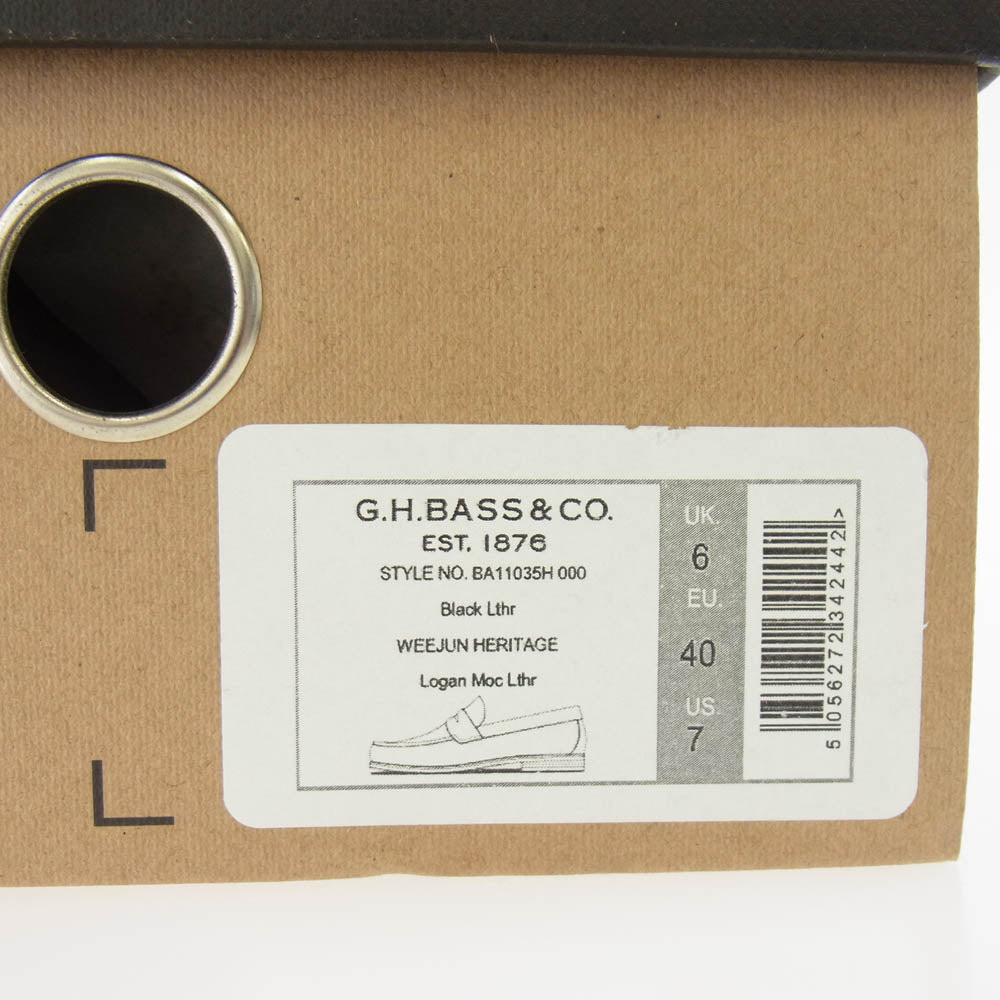 G.H.BASS & COMPANY ジーエイチバス BA11035H000 WEEJUNS LOGAN PENNY LOAFER ウィージャンズ ローガン ペニーローファー 40【中古】