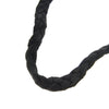 CHROME HEARTS クロムハーツ（原本無） LEATHER BRAID スクロール レザー ブレイド レザーブレード ネックレス チェーン ブラック系【中古】