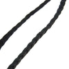 CHROME HEARTS クロムハーツ（原本無） LEATHER BRAID スクロール レザー ブレイド レザーブレード ネックレス チェーン ブラック系【中古】