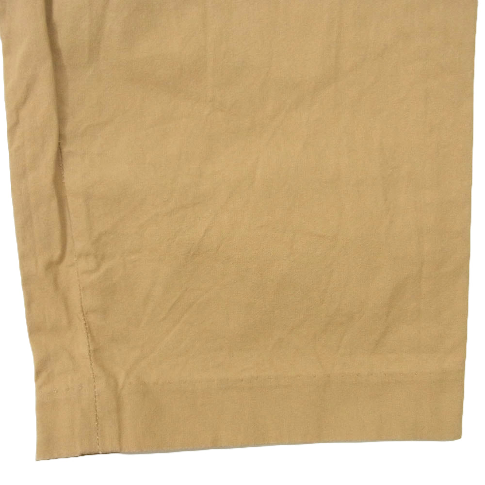 ウル 18SUP09 日本製 ストレート コットン パンツ ブラウン系 2【中古】