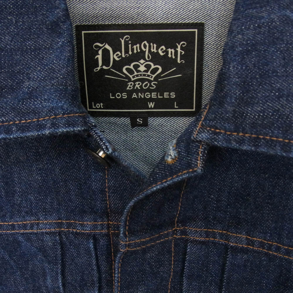 デリンクエント ブロス FORMOST STYLE CONE DENIM JK デニム ジャケット インディゴブルー系 S【中古】