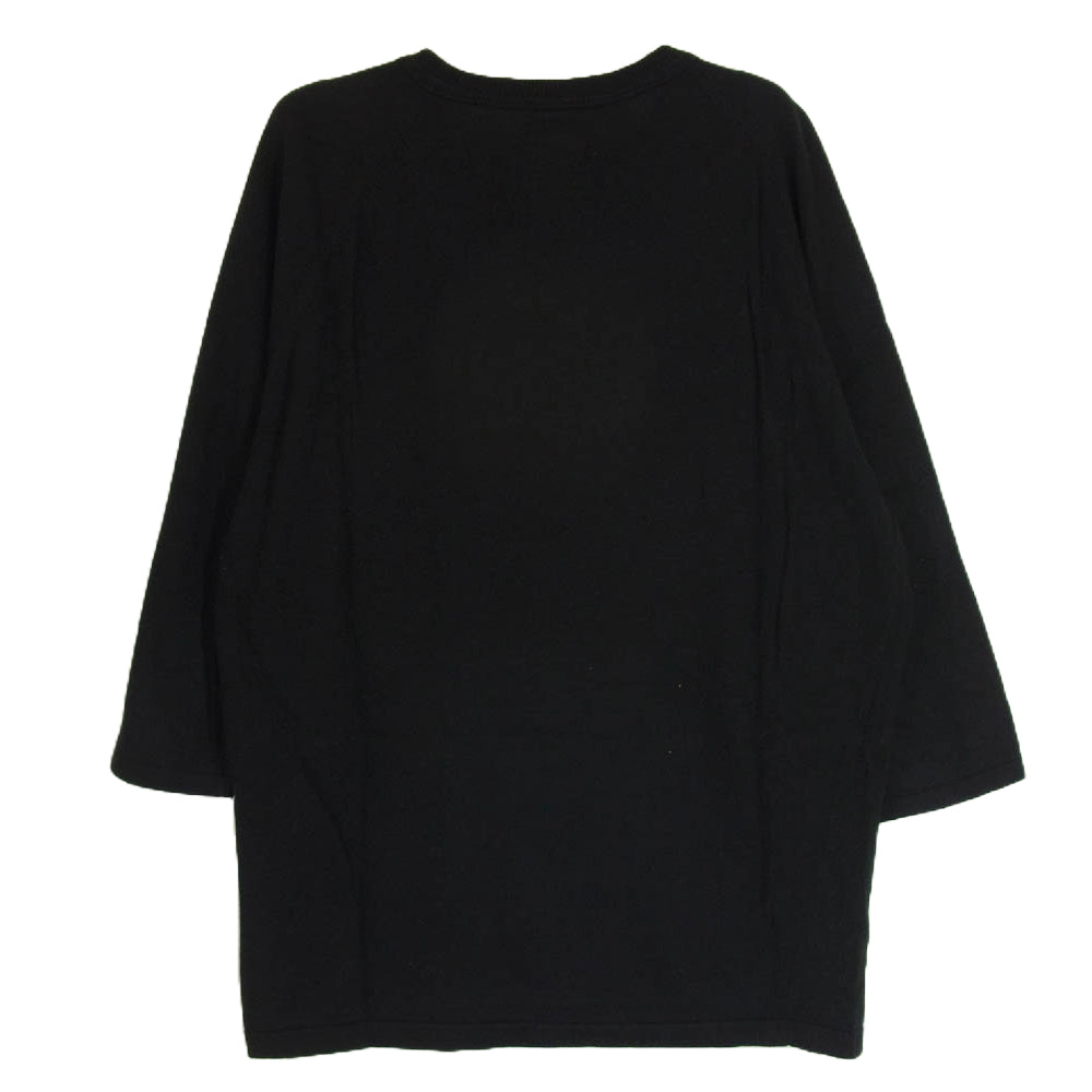 NEIGHBORHOOD ネイバーフッド TSNH-KN-02 七分袖 カシミヤ混 カットソー ブラック系 M【中古】