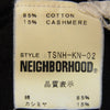 NEIGHBORHOOD ネイバーフッド TSNH-KN-02 七分袖 カシミヤ混 カットソー ブラック系 M【中古】
