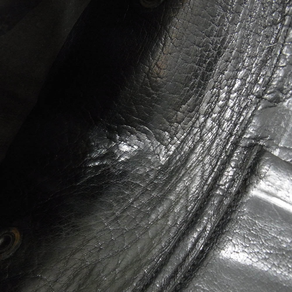 GABOR ガボール ガボラトリー インターナショナル スティングレイインレイ Gクラウン レザー ロングウォレット 長財布 ブラック系【中古】