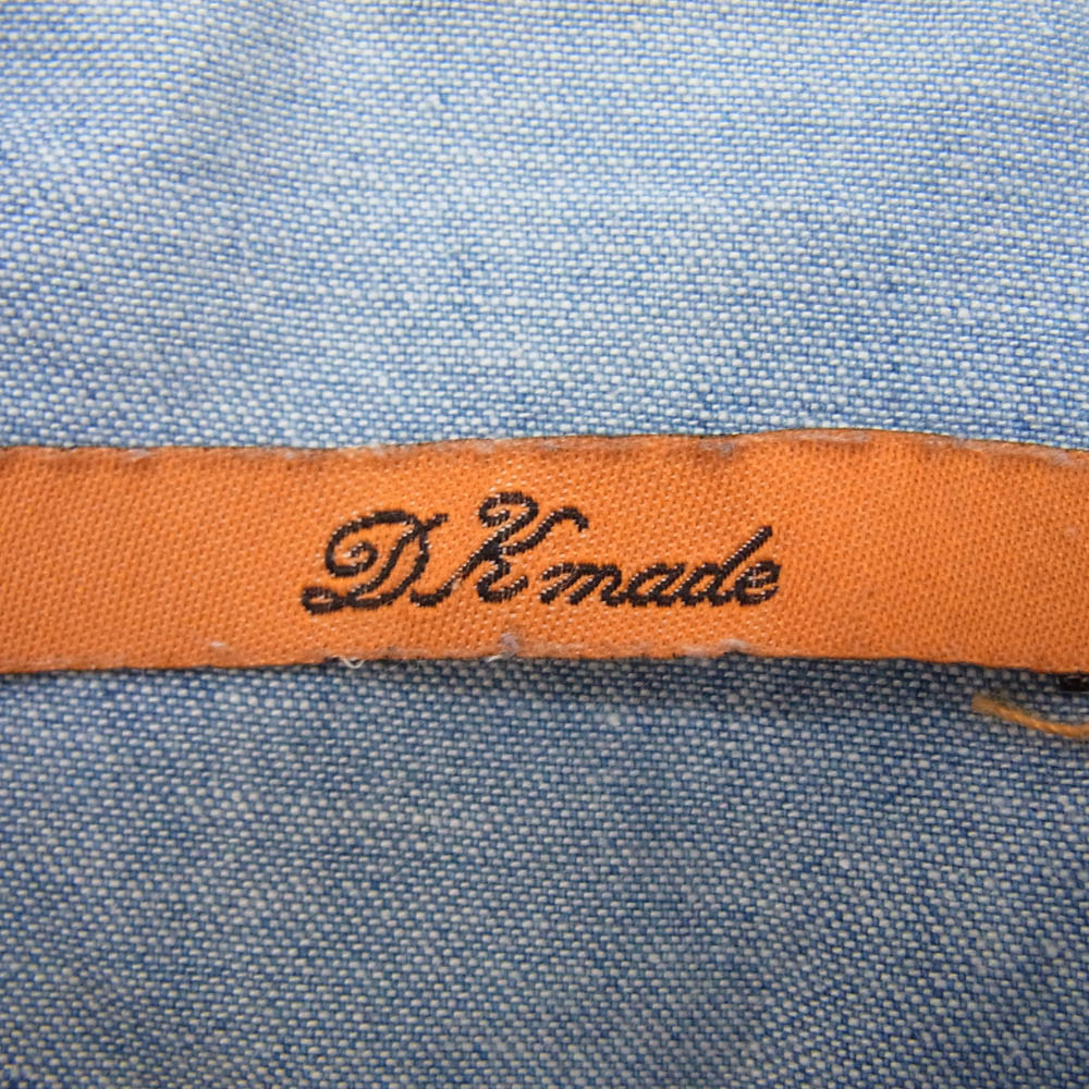 ディーケーメイド ウエスタン デニムシャツ ステッチデザイン 長袖 シャツ【中古】