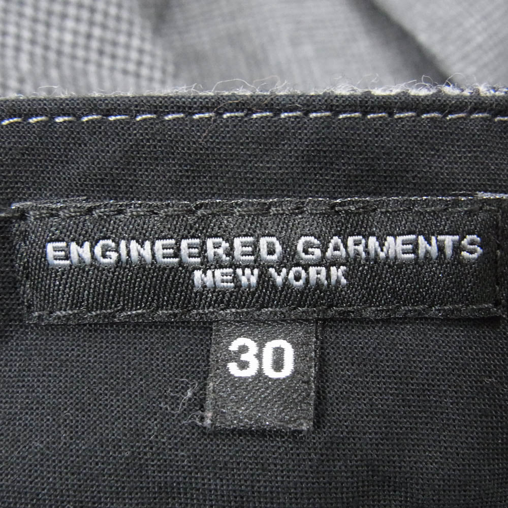 Engineered Garments エンジニアードガーメンツ Andover Pant Glen Plaid Houndstooth グレンプレイド ハウンドトゥース アンドーバー パンツ ブラック系 30【中古】