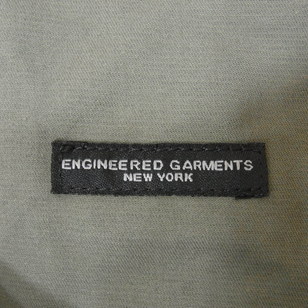Engineered Garments エンジニアードガーメンツ SHOULDER VEST サテン ワンショルダー 片側 ベスト カーキ系 サイズ表記無【中古】