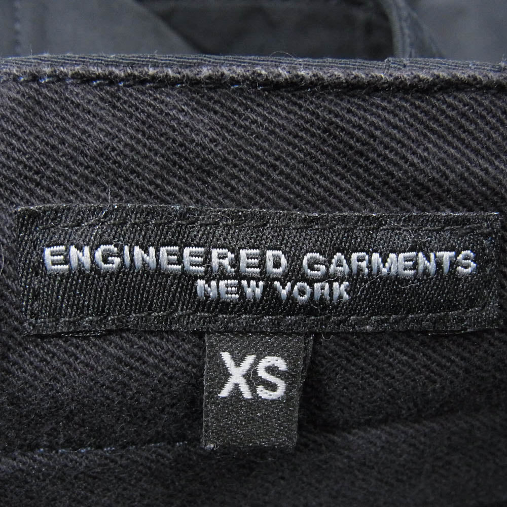 Engineered Garments エンジニアードガーメンツ Flight Pant PC Coated Cloth フライト パンツ カーゴパンツ ネイビー系 XS【中古】