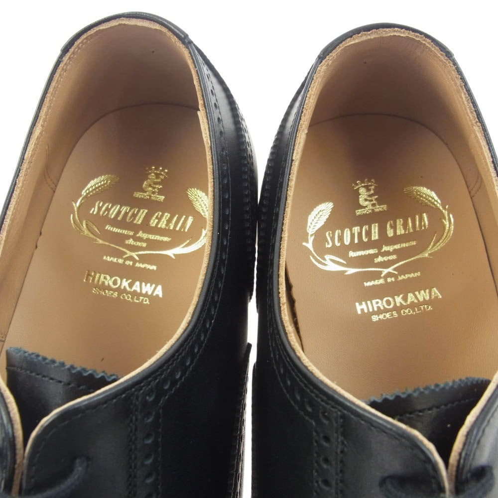 スコッチグレイン　ドレスシューズ　PB-2230 レザー　ブラック　キャップトゥ スコッチグレイン ドレスシューズ PB-2230 レザー ブラック