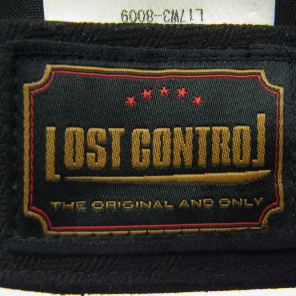 LOST CONTROL ロストコントロール Umpire Cap アンパイア キャップ 帽子 ブラック系【中古】