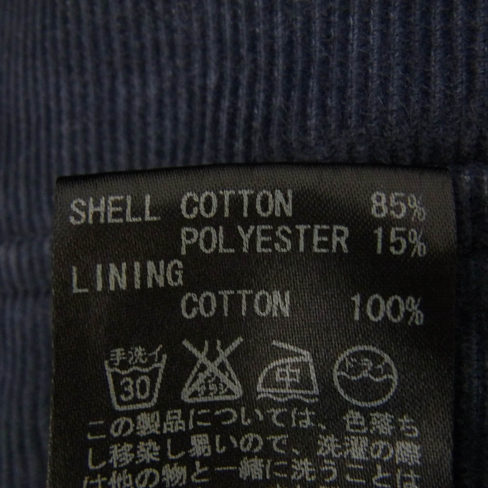 LOST CONTROL ロストコントロール LCW-S9-02 コーデュロイ ワーク シャツ ネイビー系 3【中古】
