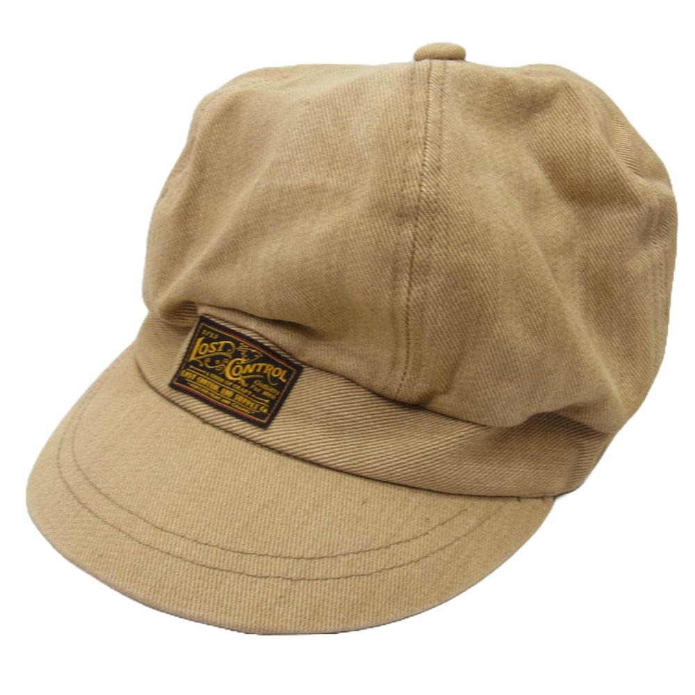 LOST CONTROL ロストコントロール L11F3-8167 Color Denim Workers Cap カラーデニム ワーク キャップ ベージュ系 ブラウン系【中古】