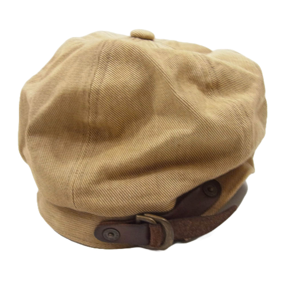 LOST CONTROL ロストコントロール L11F3-8167 Color Denim Workers Cap カラーデニム ワーク キャップ ベージュ系 ブラウン系【中古】