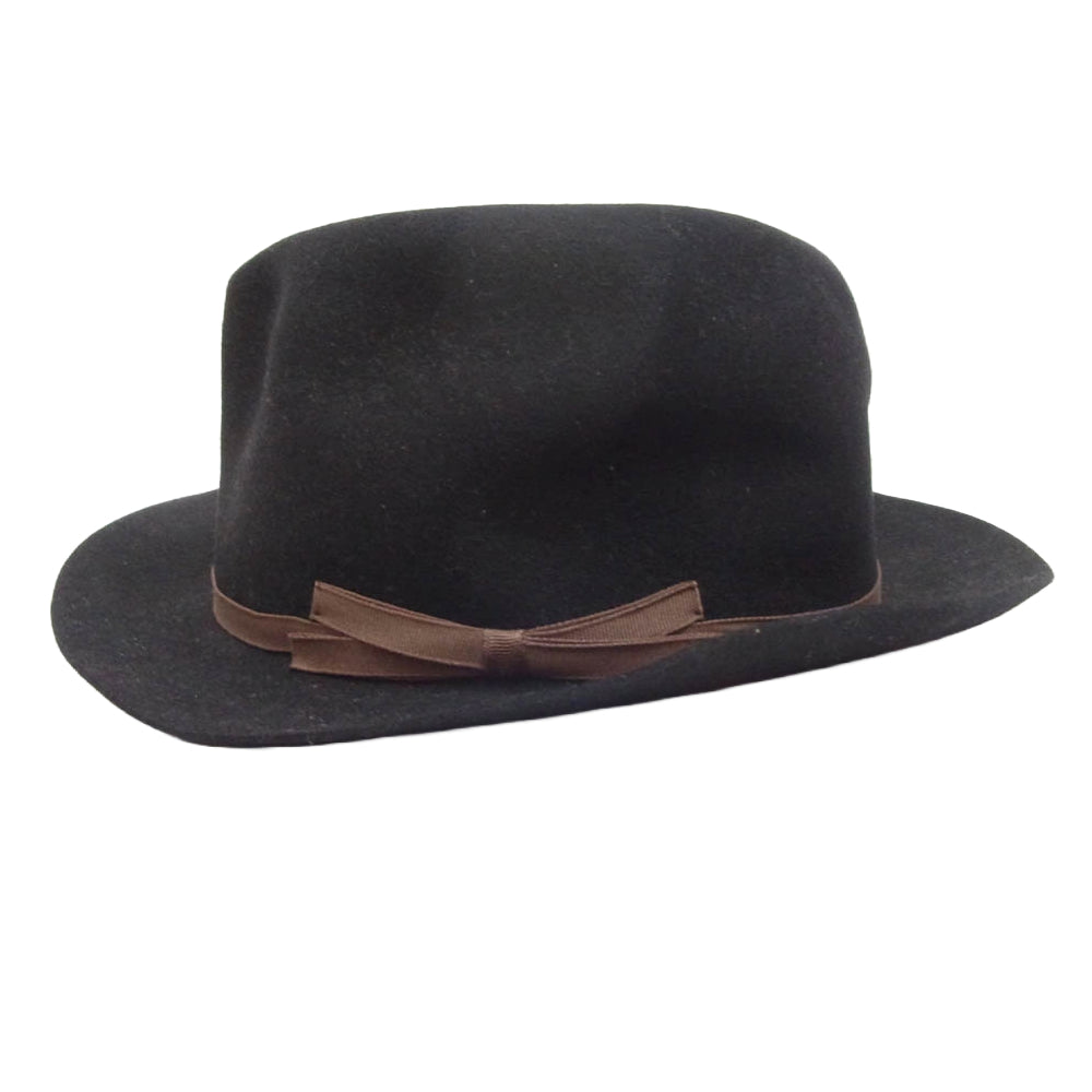 LOST CONTROL ロストコントロール フェルト ハット 帽子 ブラック系【中古】