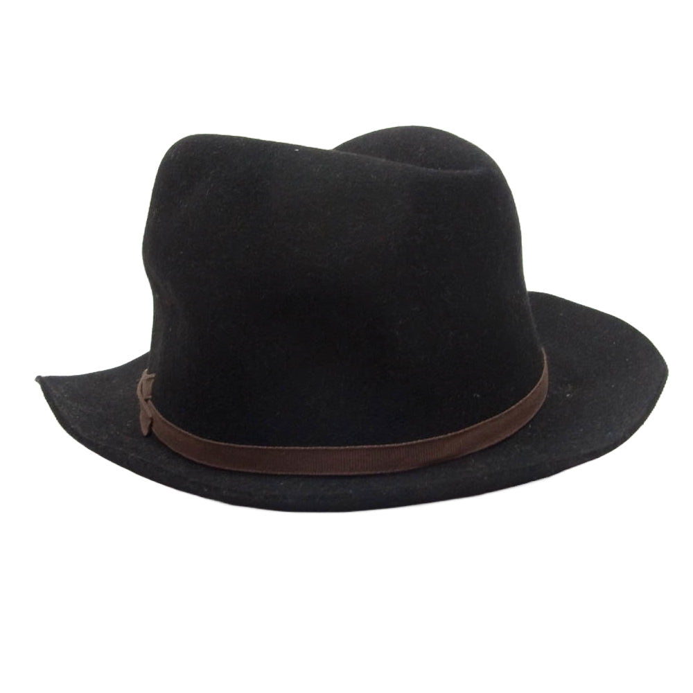 LOST CONTROL ロストコントロール フェルト ハット 帽子 ブラック系【中古】