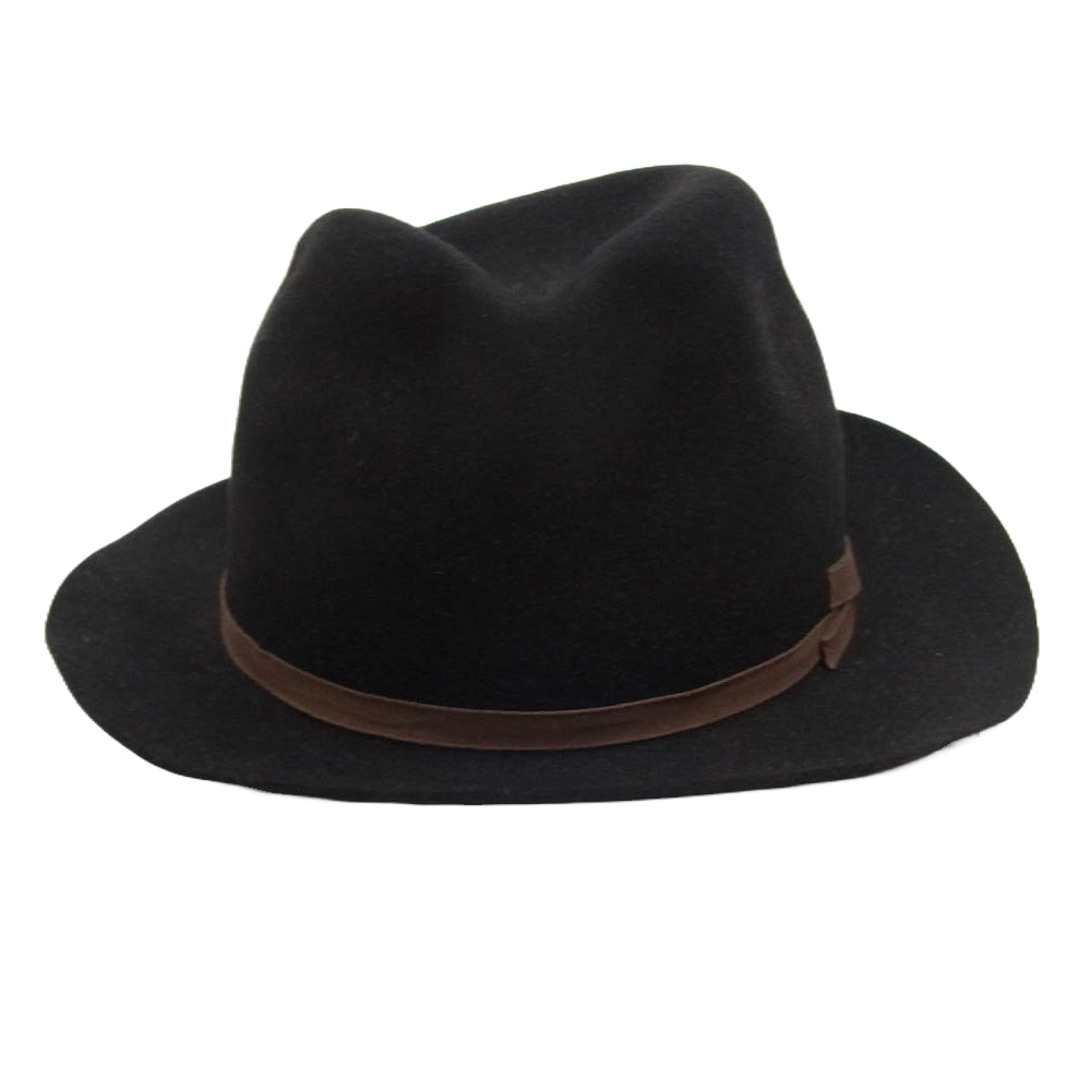 LOST CONTROL ロストコントロール フェルト ハット 帽子 ブラック系【中古】