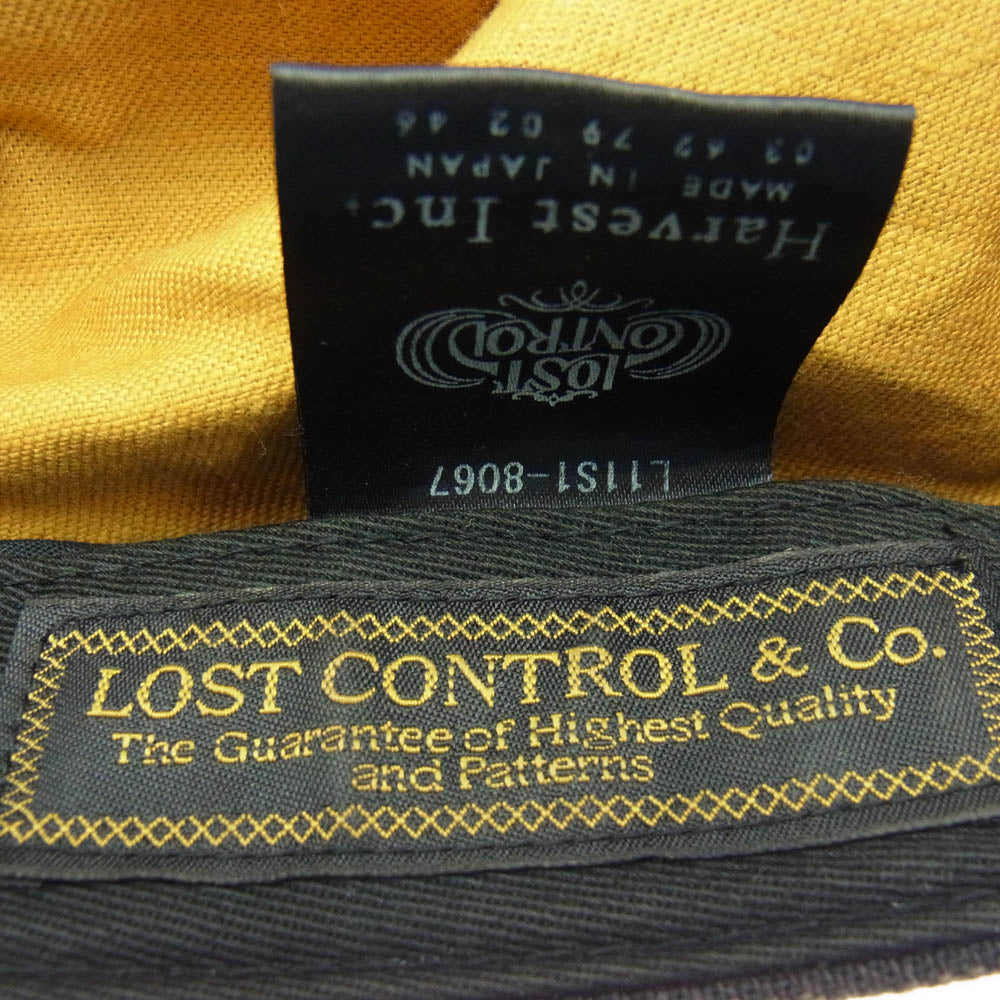 LOST CONTROL ロストコントロール L11S1-8067 ワーク キャスケット 帽子 チャコール系【中古】