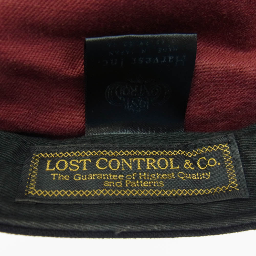 LOST CONTROL ロストコントロール L11S1-8066 ワーク キャスケット 帽子 ブラック系【中古】
