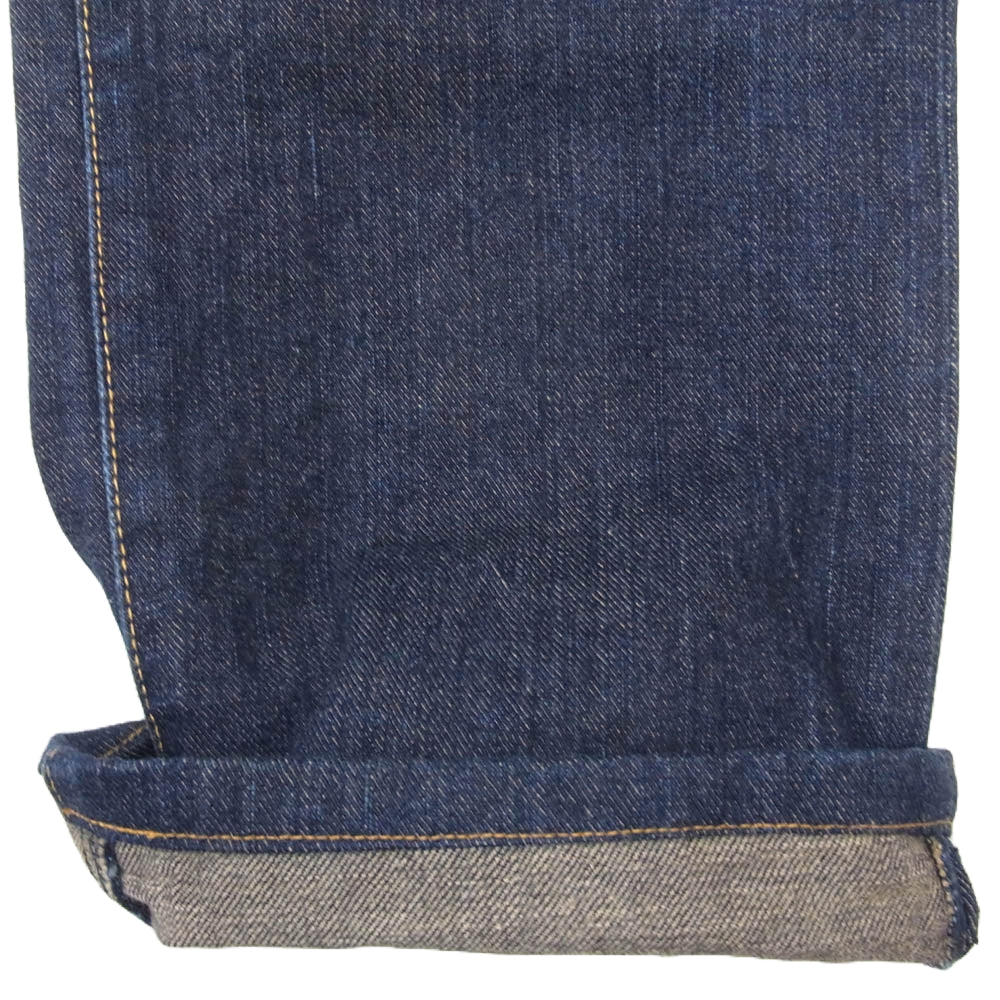 LOST CONTROL ロストコントロール MS8-PT04 ポケット口レザー切替 デニム パンツ ジーンズ インディゴブルー系 30【中古】