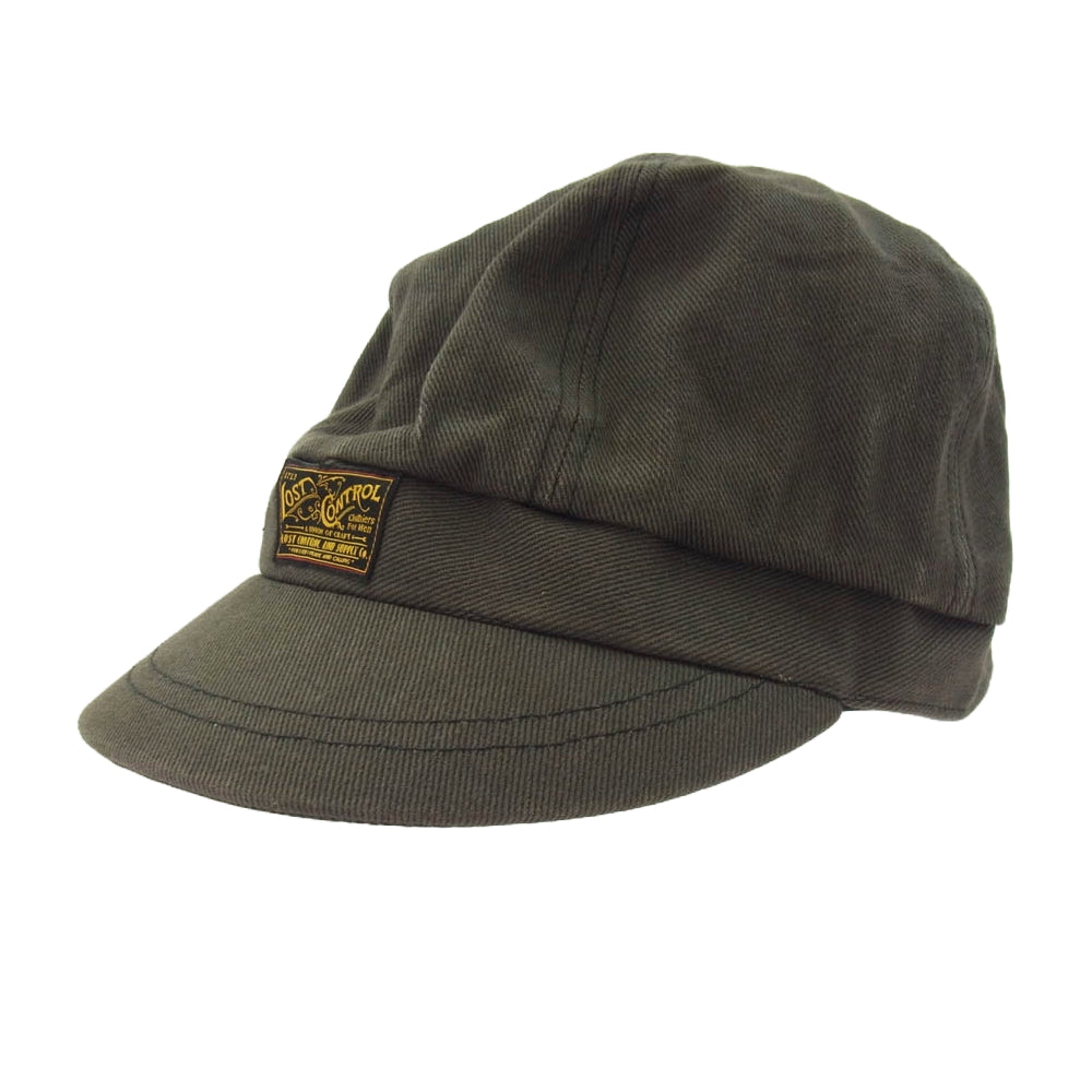 LOST CONTROL ロストコントロール L11F3-8167 Color Denim Workers Cap カラーデニム ワーク キャップ 帽子 チャコール系【中古】