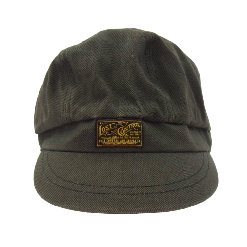 LOST CONTROL ロストコントロール L11F3-8167 Color Denim Workers Cap カラーデニム ワーク キャップ 帽子 チャコール系【中古】