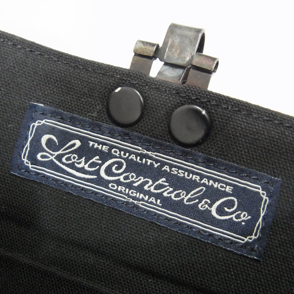 LOST CONTROL ロストコントロール レザー クラッチバッグ ブラウン系【中古】