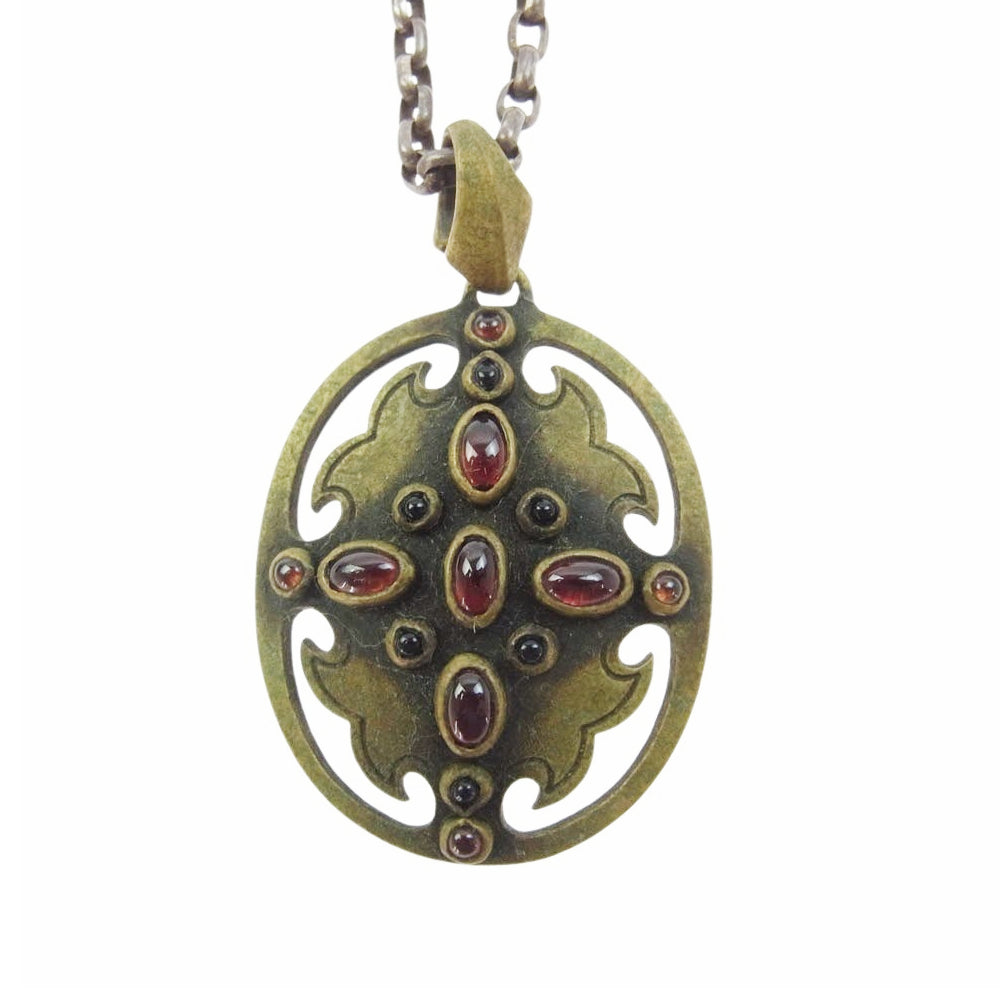 LOST CONTROL ロストコントロール Margaret Necklace マーガレット ネックレス イエロー系【中古】