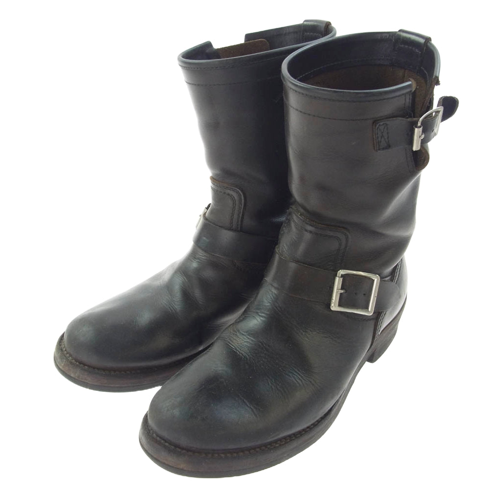 LOST CONTROL ロストコントロール ENGINEER BOOTS エンジニア ブーツ ブラック系 実寸26cm【中古】