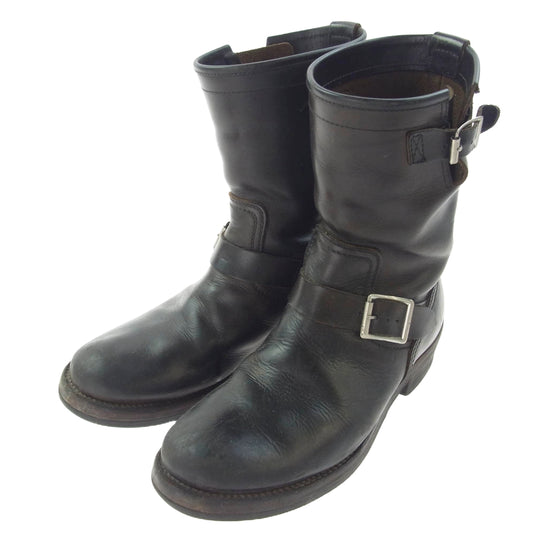 LOST CONTROL ロストコントロール ENGINEER BOOTS エンジニア ブーツ ブラック系 実寸26cm【中古】