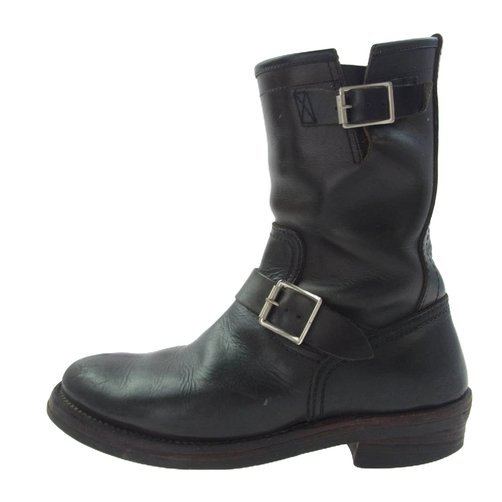 LOST CONTROL ロストコントロール ENGINEER BOOTS エンジニア ブーツ ブラック系 実寸26cm【中古】