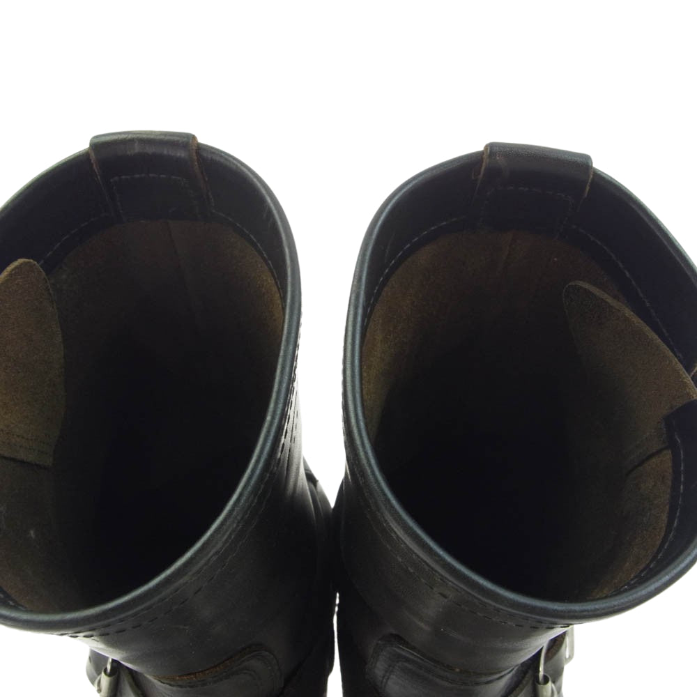 LOST CONTROL ロストコントロール ENGINEER BOOTS エンジニア ブーツ ブラック系 実寸26cm【中古】