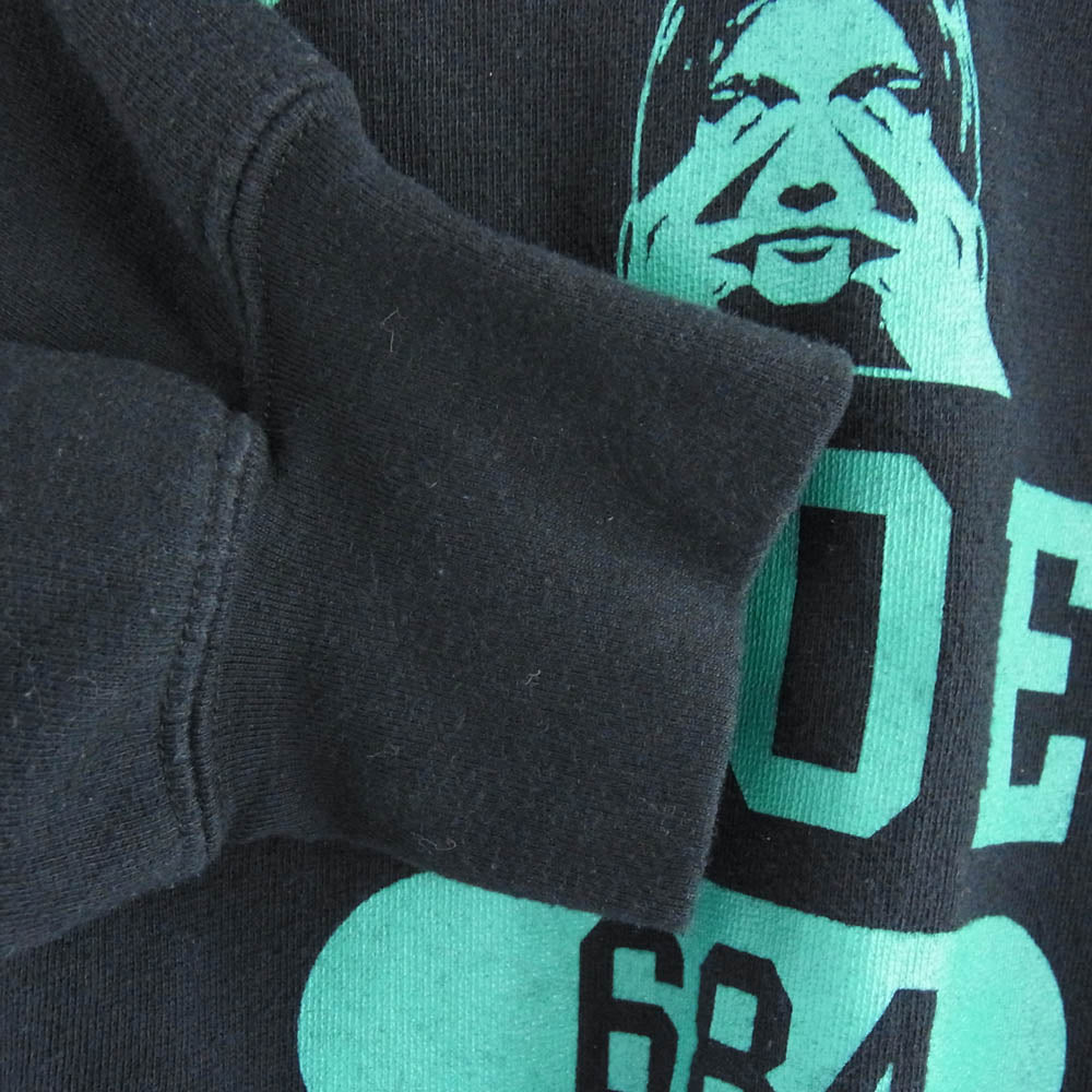 HYSTERIC GLAMOUR ヒステリックグラマー 02201CS03 SEE NO EVIL シーノーエビル クルーネック スウェット ブラック系 S【中古】