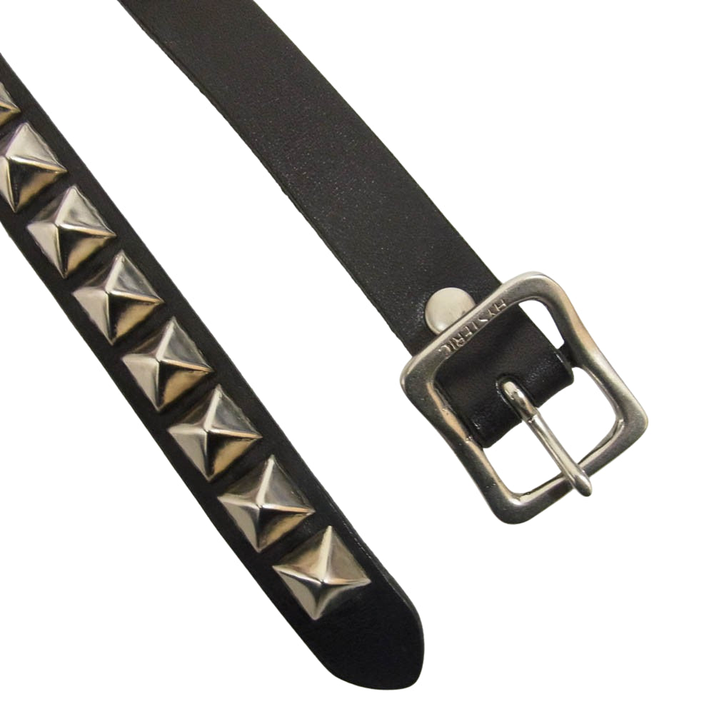HYSTERIC GLAMOUR ヒステリックグラマー STUD NARROW スタッズ ナロー ベルト ブラック系【中古】