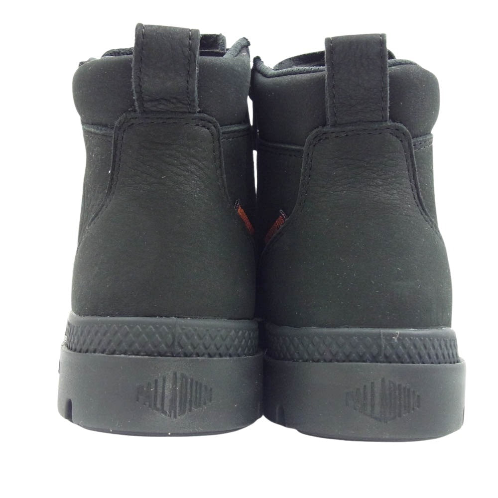 パラディウム 79027 008 PAMPA LITE+ WP+ LTH ZIP ジップ ブーツ スニーカー ブラック系 24cm【極上美品】【中古】