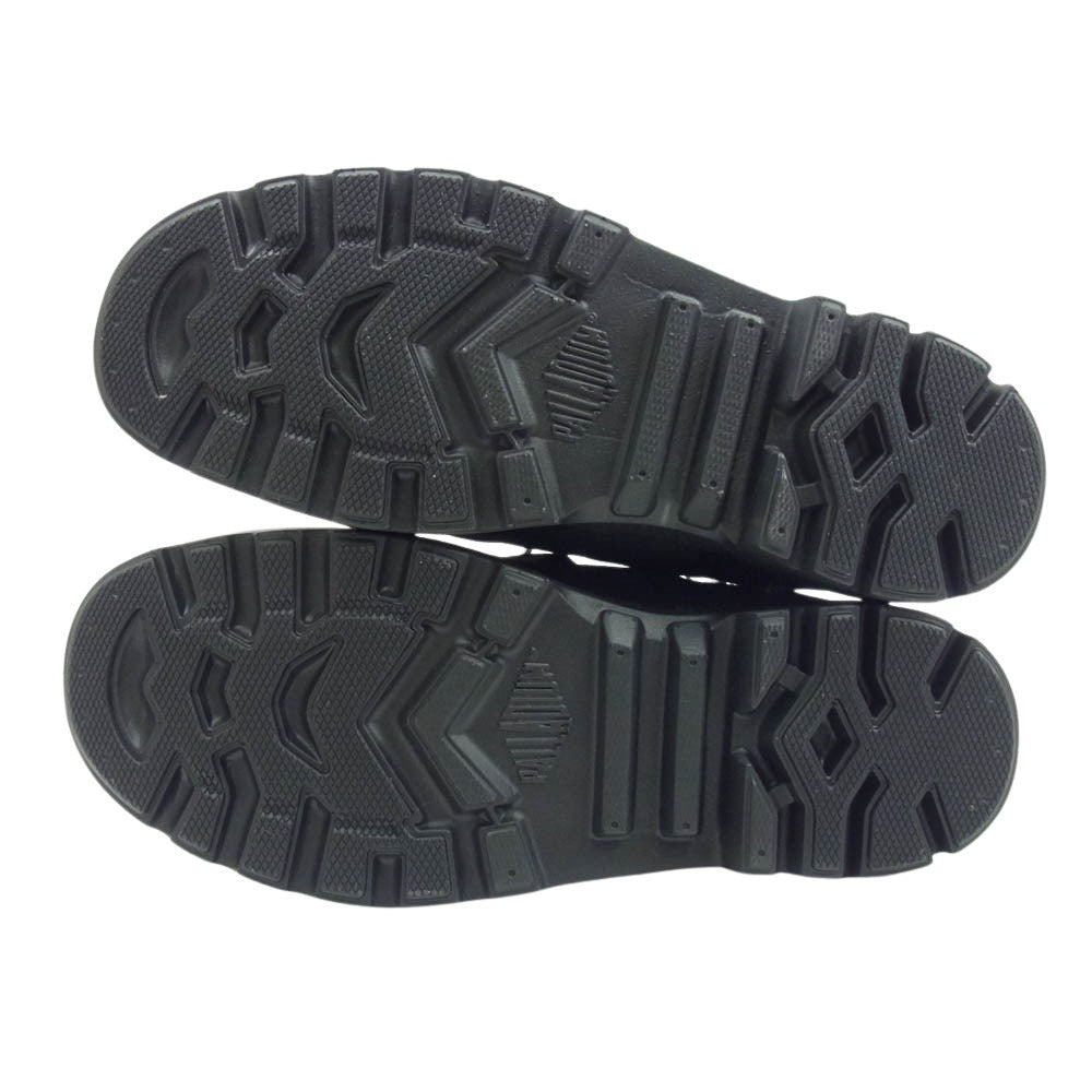 パラディウム 79027 008 PAMPA LITE+ WP+ LTH ZIP ジップ ブーツ スニーカー ブラック系 24cm【極上美品】【中古】