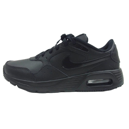 NIKE ナイキ DH9636-001 AIR MAX SC LEA エアマックス レザー ローカット スニーカー ブラック系 27.5cm【極上美品】【中古】