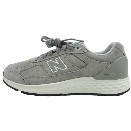 NEW BALANCE ニューバランス UW1880G1 Fresh Foam 1880 v1 G1 スエード ローカット スニーカー グレー系 27.5cm【極上美品】【中古】