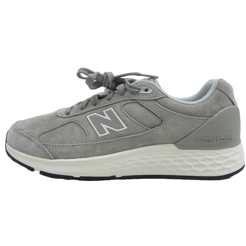 NEW BALANCE ニューバランス UW1880G1 Fresh Foam 1880 v1 G1 スエード ローカット スニーカー グレー系 27.5cm【極上美品】【中古】