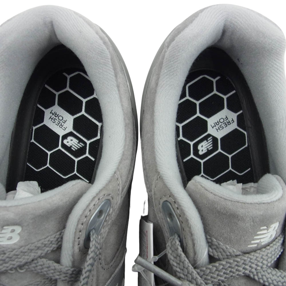 NEW BALANCE ニューバランス UW1880G1 Fresh Foam 1880 v1 G1 スエード ローカット スニーカー グレー系 27.5cm【極上美品】【中古】