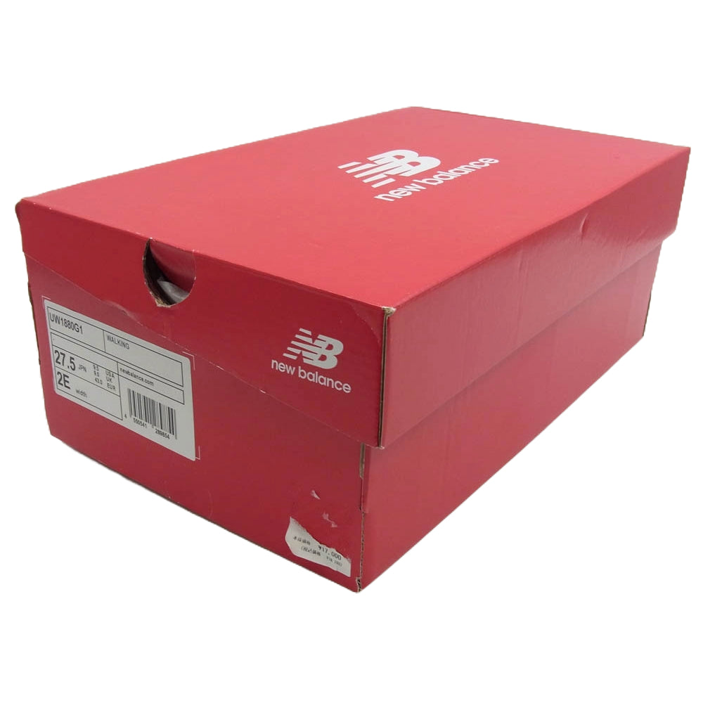 NEW BALANCE ニューバランス UW1880G1 Fresh Foam 1880 v1 G1 スエード ローカット スニーカー グレー系 27.5cm【極上美品】【中古】